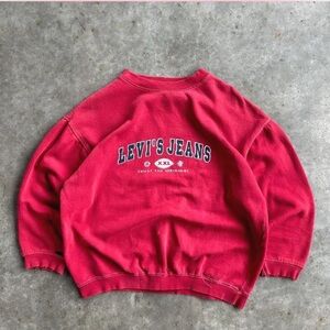 Levi's distressed crewneck